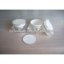 1oz empty acrylic cosmetic transparent jars